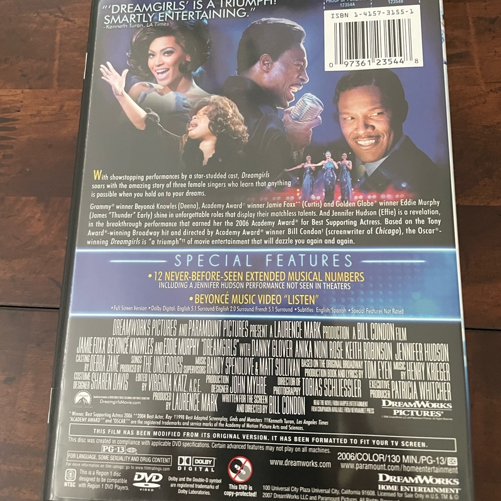Dreamgirls DVD - Picture 2 of 3
